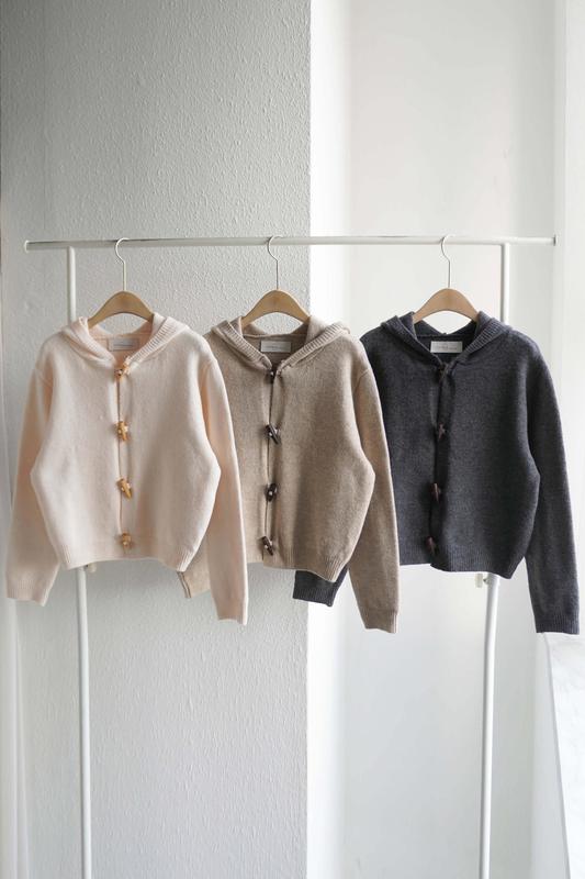 フードトッポッキカーディガン