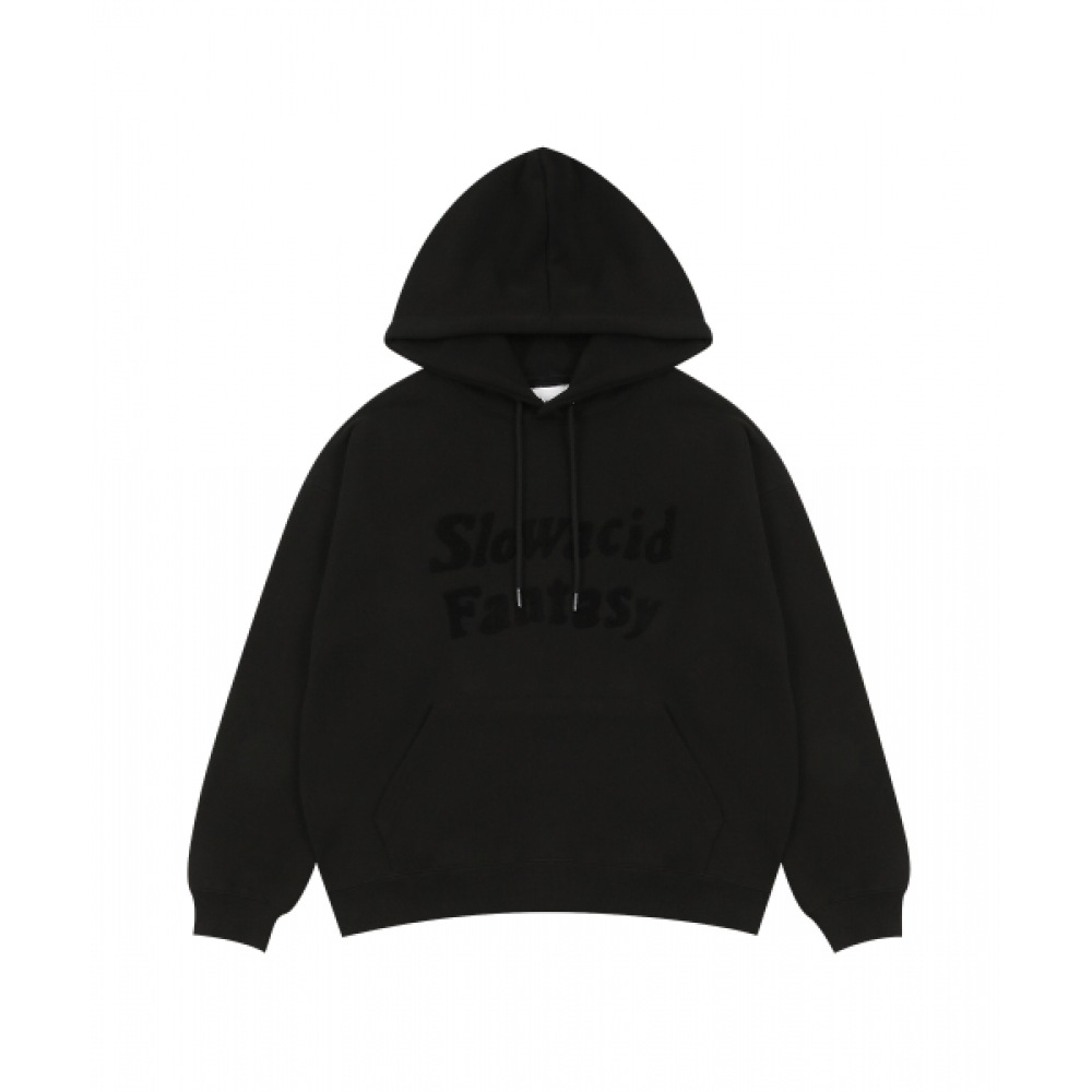 スローアシッドアンドレキム X スローアシッドファンタジーブックルパーカー Tシャツ [ブラック]