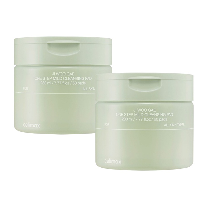 消しゴム ワンステップマイルドクレンジングパッド 60枚 x 2個 オソンチョ ヒアルロン酸 しっとり 水分チャージ 角質除去