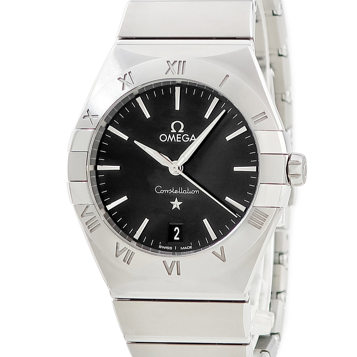 コンステレーション 131.10.36.60.01.001 クオーツ メンズ 新品同様 ブラック バー 3年保証