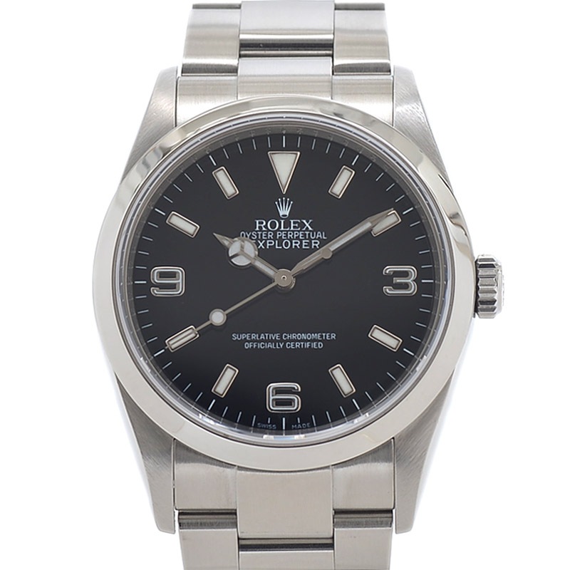 ロレックス エクスプローラー1 114270 SS ルーレット M番 メンズ 腕時計
