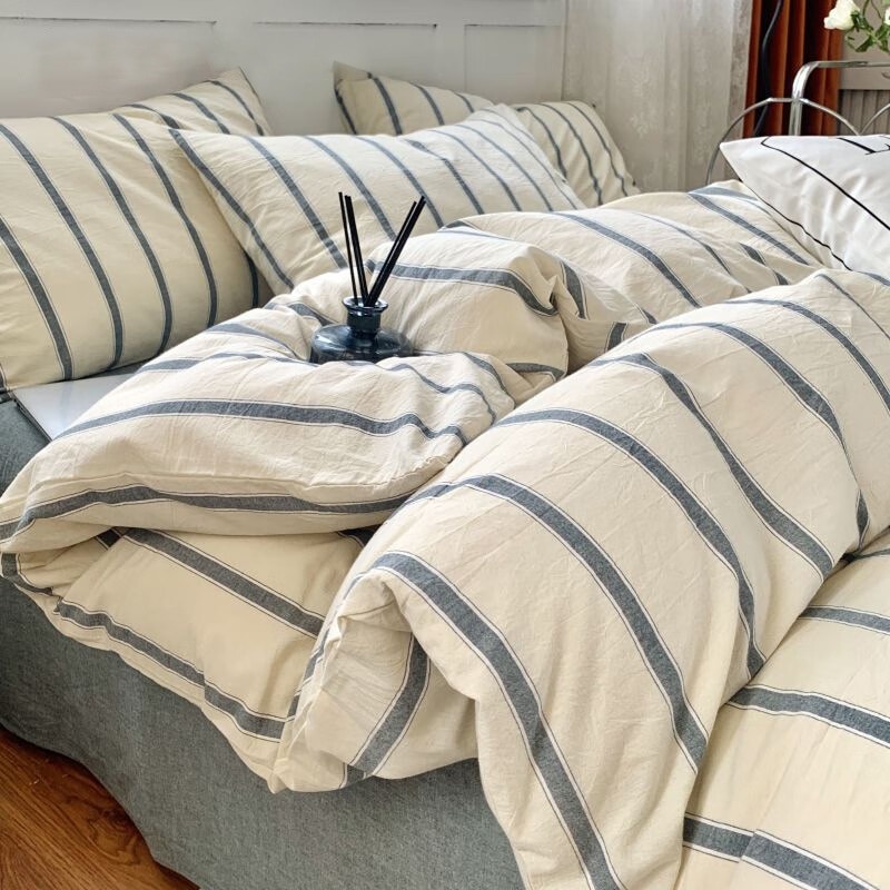 長綿ベッド4点セット純綿裸掛け布団カバーシーツ純綿掛け布団カバーシーツ