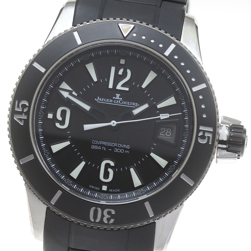 ジャガー・ルクルト JAEGER-LECOULTRE 162.8.37 マスターコンプレッサー ダイビング ネイビーシールズ 限定1500本 メンズ 美品 保付_834346【中古】