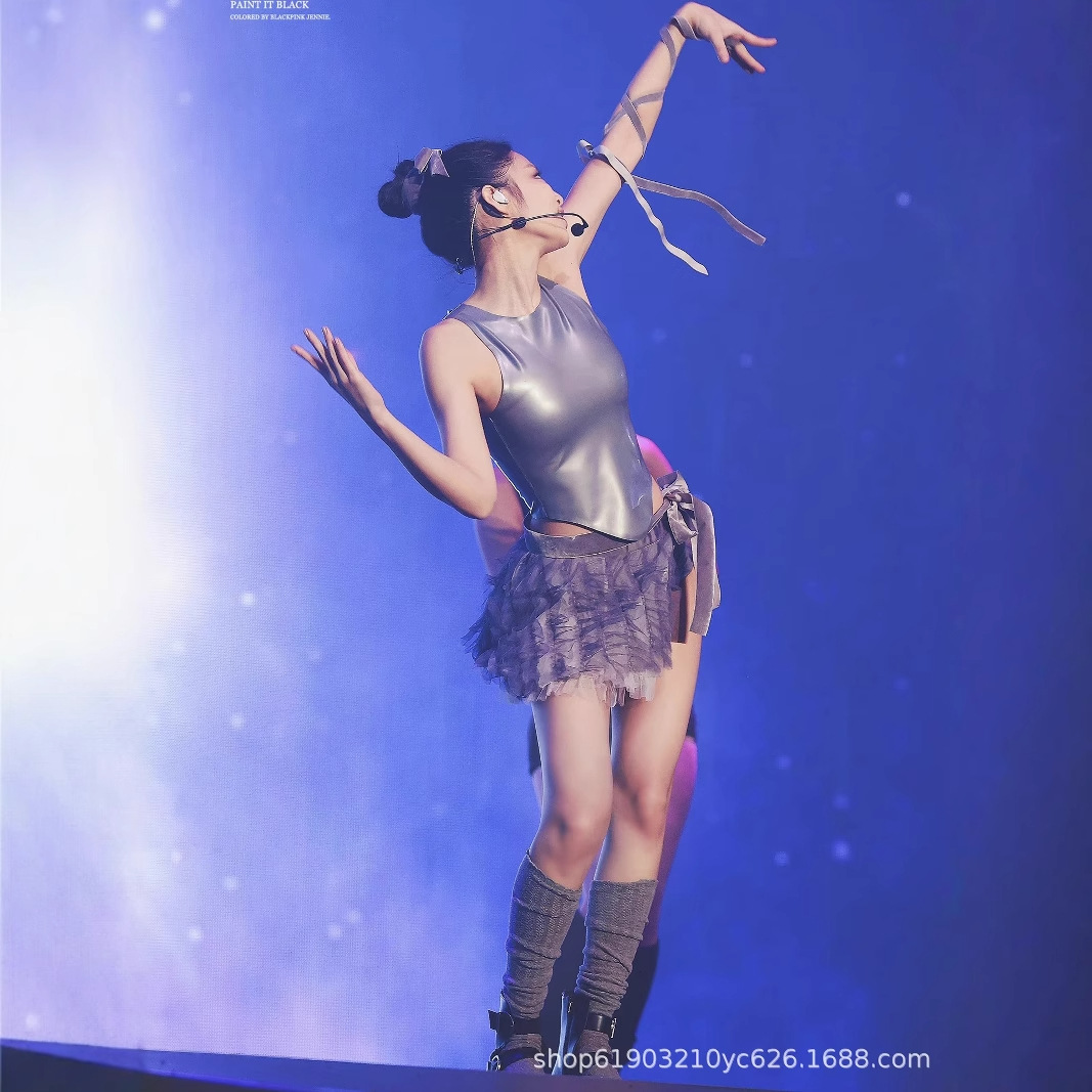 BLACKPINK グッズ jennie 同型衣装 打ち歌衣装 セットアップ 華やかな衣装 jennie 応援テーマ衣装 パフォーマンス衣装 K-POP 韓国ファッション 11,591円