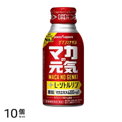 他サイト： ポッカサッポロフード マカの元気ドリンク 100mL 10個セットの商品画像