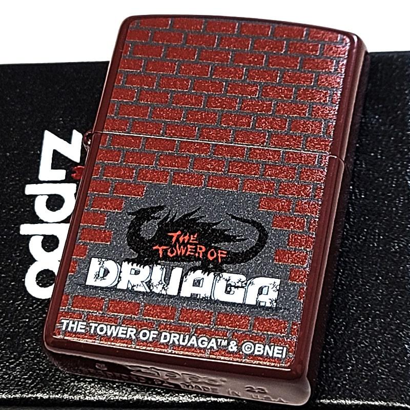 ZIPPO ライター ドルアーガの塔 ファミコン ジッポ ナムコ レジェンダリー ブラウン 艶消し ゲーム namco おしゃれ メンズ かっこいい ギフト プレゼント