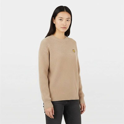 メゾン・キツネ フォックスヘッドパッチ ユニセックスニット LM00818KT1093 BEM 14,982円