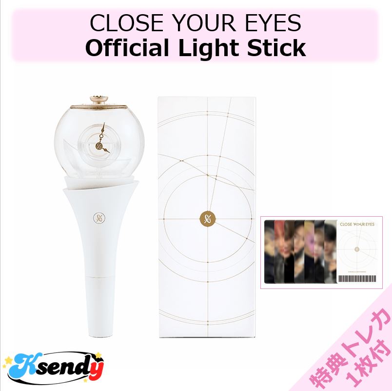 [予約] CLOSE YOUR EYES Official Light Stick 公式ペンライト 特典トレカ付