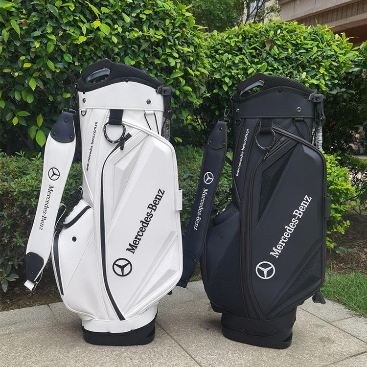 キャディバッグ ベンツ Benz スタンド ゴルフバッグ 保護カバー 高級 ゴルフ 人気 ブラック ホワイト