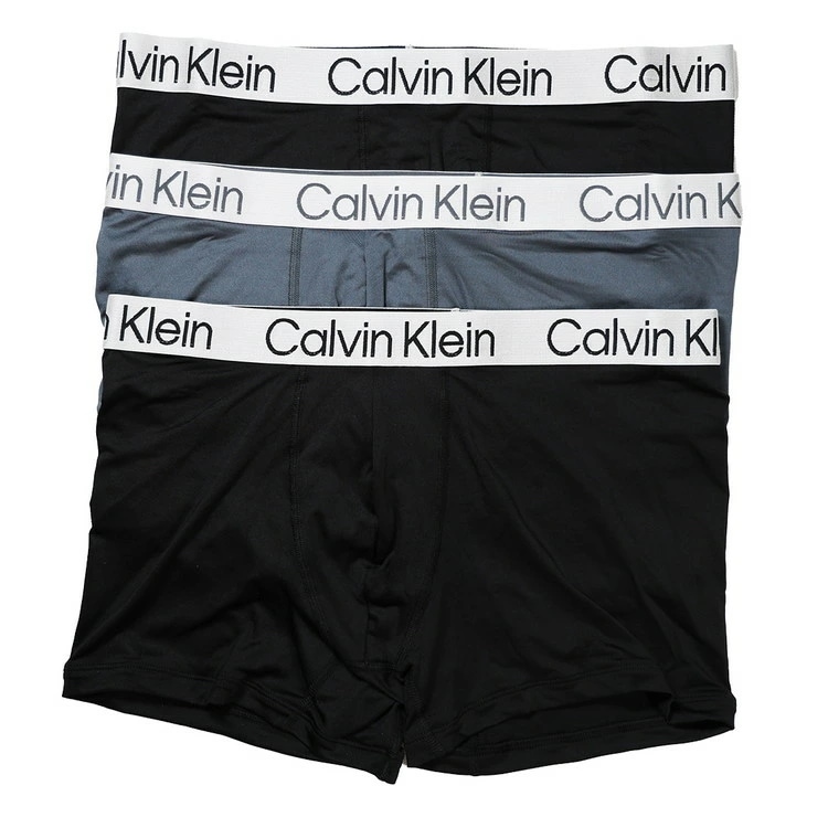 カルバンクライン：CHROMATIC ボクサーパンツ 3PK (ブラック／タービュランス)【NP2741O-002】