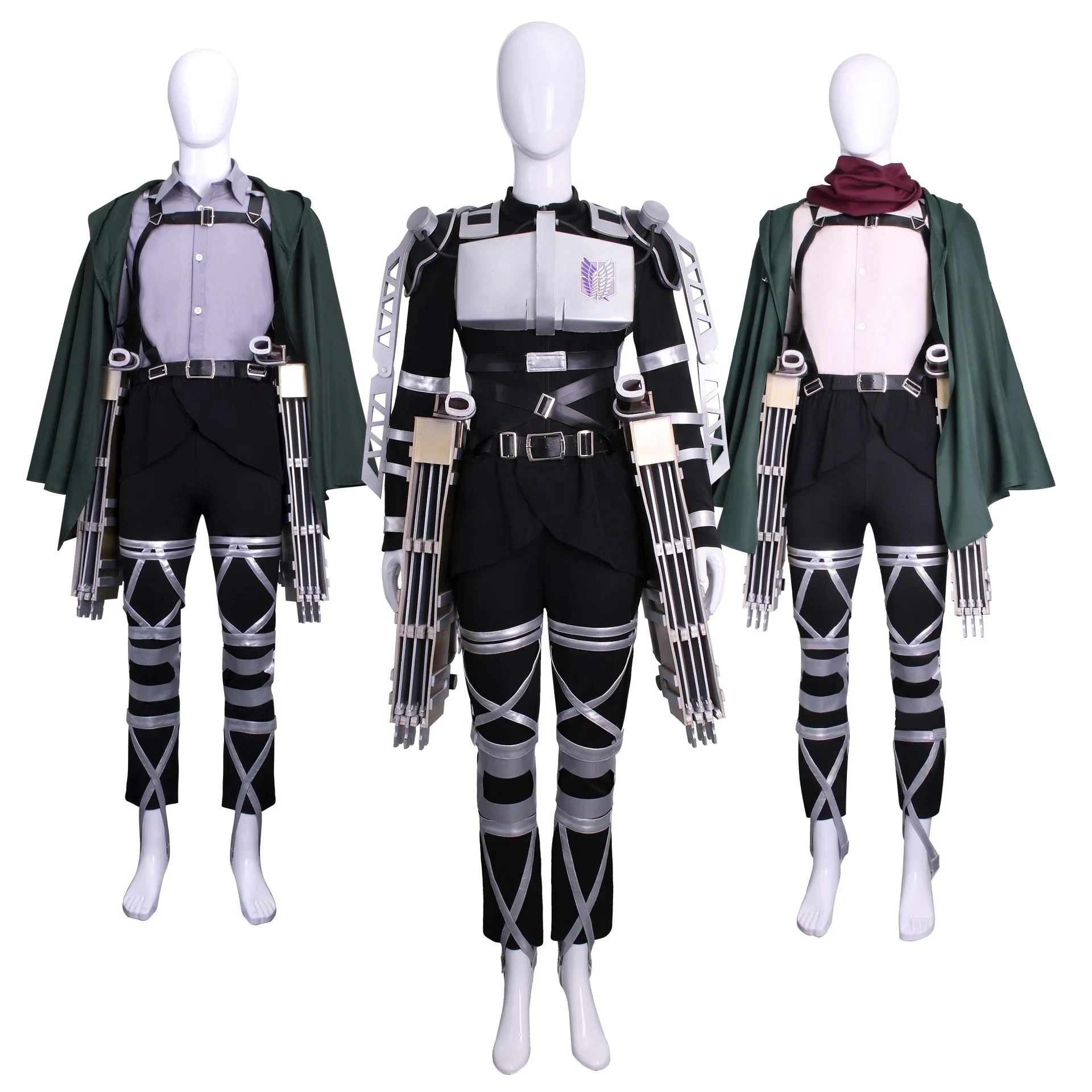 進撃の巨人最終シーズンcos服立体機動装置アレン三笠武器道具アニメコスプレ01