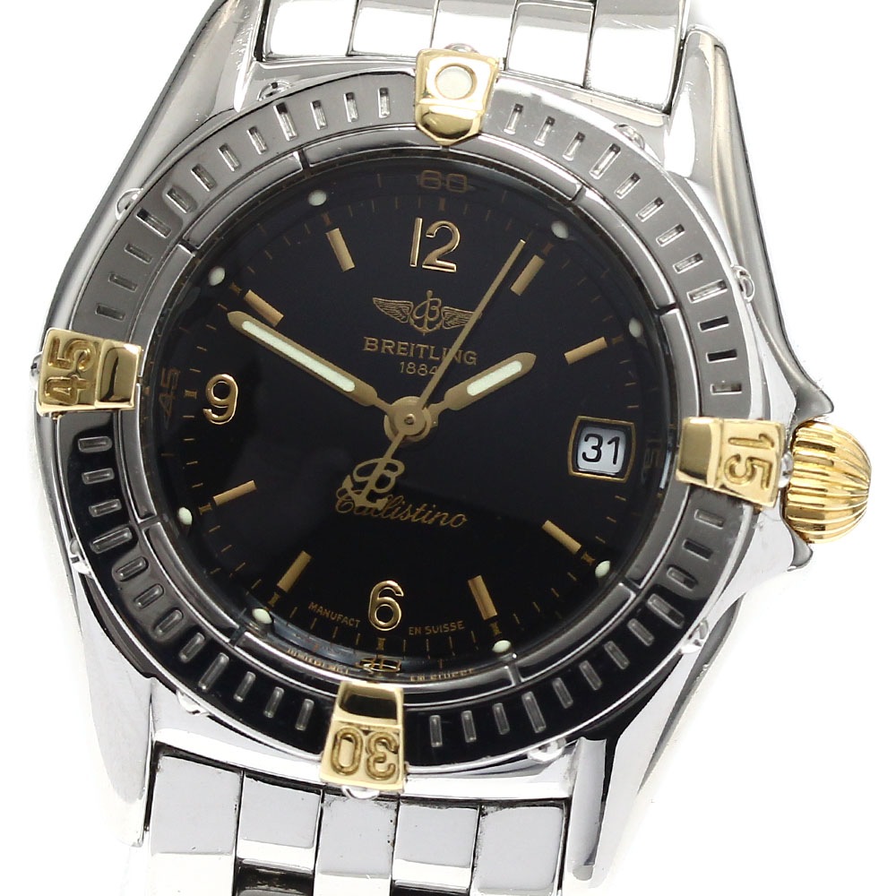 ブライトリング BREITLING B52045.1 カリスティーノ デイト クォーツ レディース _894265【中古】