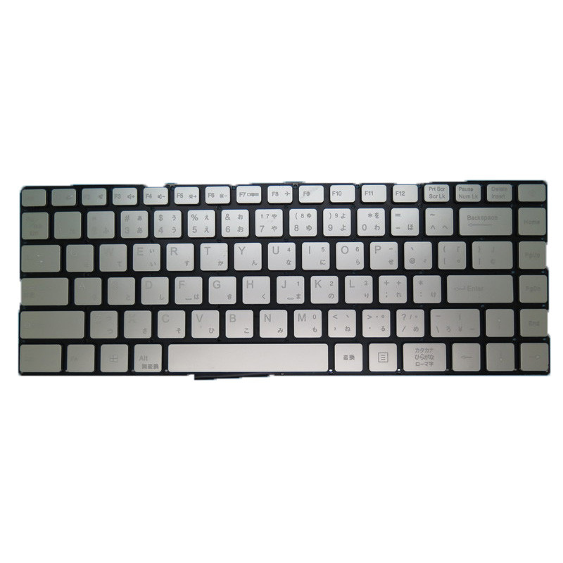 バックライトキーボード互換 Jumper EZBook X4 日語銀