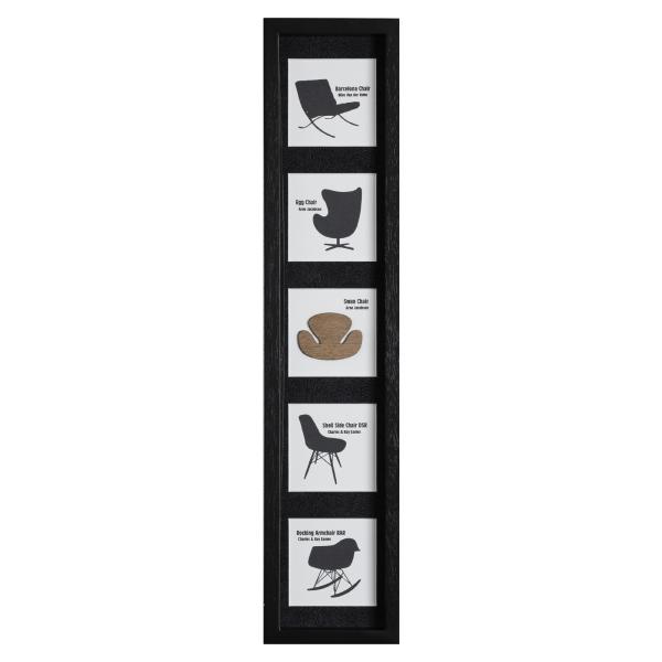 ファブリックパネル アートフレーム おしゃれ デザイン 壁掛け ウォールデコレーション Chair チェア 額入り 113x513mm