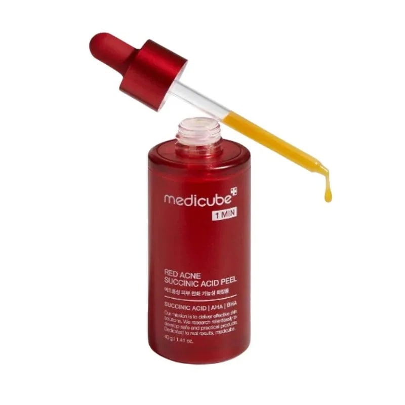 レッドアクネシリーズ／レッドアクネピーリングセラム／レッドアクネセラム／ニキビ肌／美容液／ピーリング／無水コハク酸