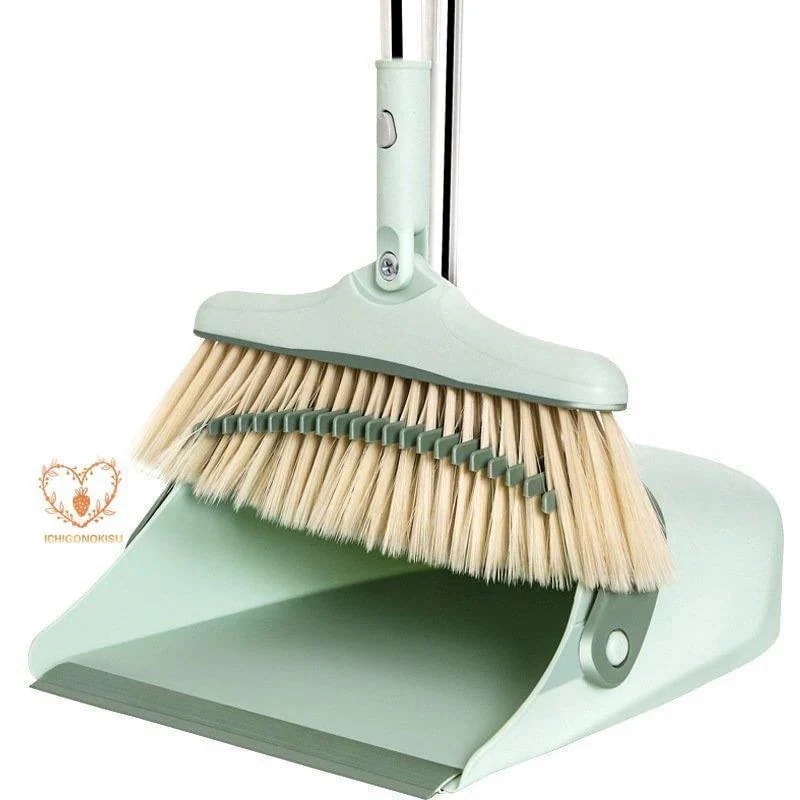 防風式 セット清掃用品 玄関 コンパクト収納 3点セット ダストパン 室内 ベランダ ちりとり ブ ホウキ おしゃれ 12月のおすすめ掃除セット 髪の毛 ほうき ポルテ