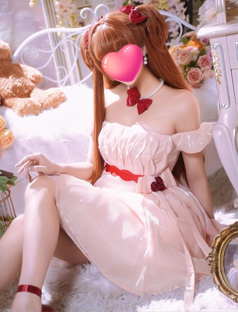 コスプレ コスチューム アスカ・ラングレー あすか 花の言Ver. 新世紀エヴァンゲリオン EVA ドレス コスプレ服 コスプレグッズ コスプレ変装服 かつら購入可能 パニエ購入可能