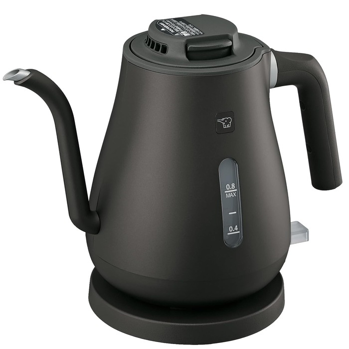 0.8L 電気ケトル CK-LA08-BZ セピアブラック 細口タイプ
