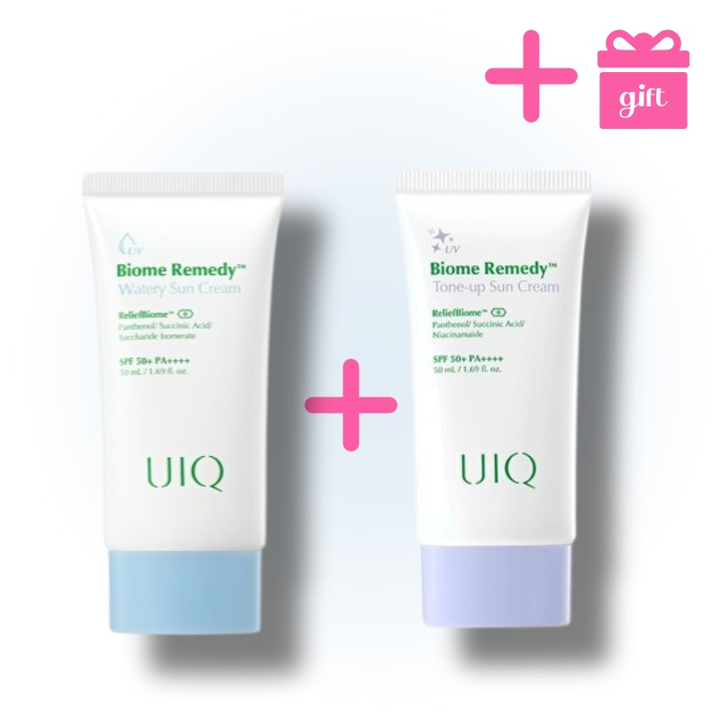 【GIFT】バイオームレメディ水分 日焼け止め+パープルトーンアップUVクリーム(各50ml)/SPF 50+PA++++/RIIZE ライズ/アントン/ウォンビン/モデル/サンケア