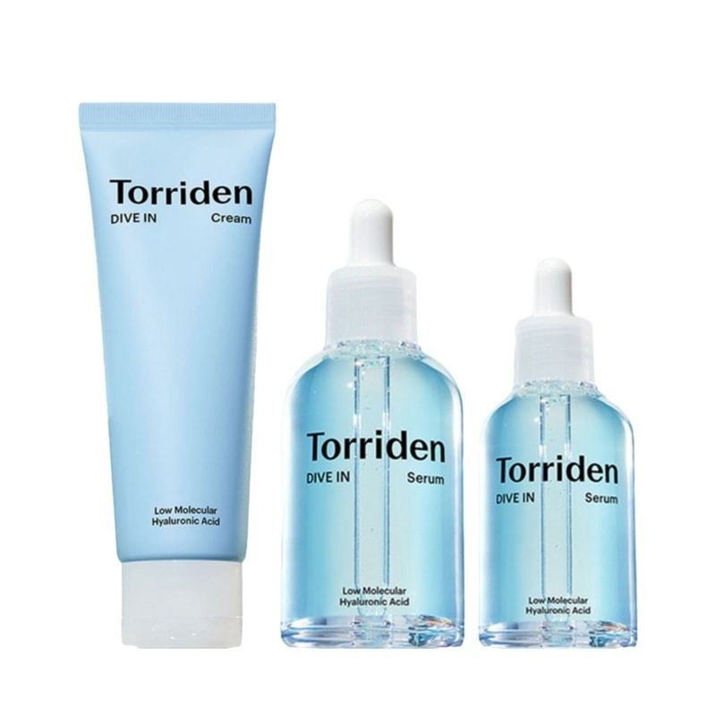 [SET] トリーデンダイブインセラム120ml(70ml+50ml)+ダイブインクリーム80ml+(ダイブインマスク1枚+バランスプール鎮静クリーム20ml贈呈) 7,934円