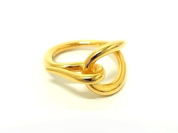 スカーフリング ジャンボ メタル - ゴールド ファッションリング スカーフ留め 小物 ブランド オフィス カジュアル フォーマル アクセサリー 女性 プレゼント レディース【本物保証】