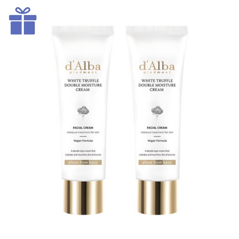[1+1] ホワイトトリュフ ダブル クリーム 60ml x 2本 / 水分セラム + 弾力クリーム 黄金比率