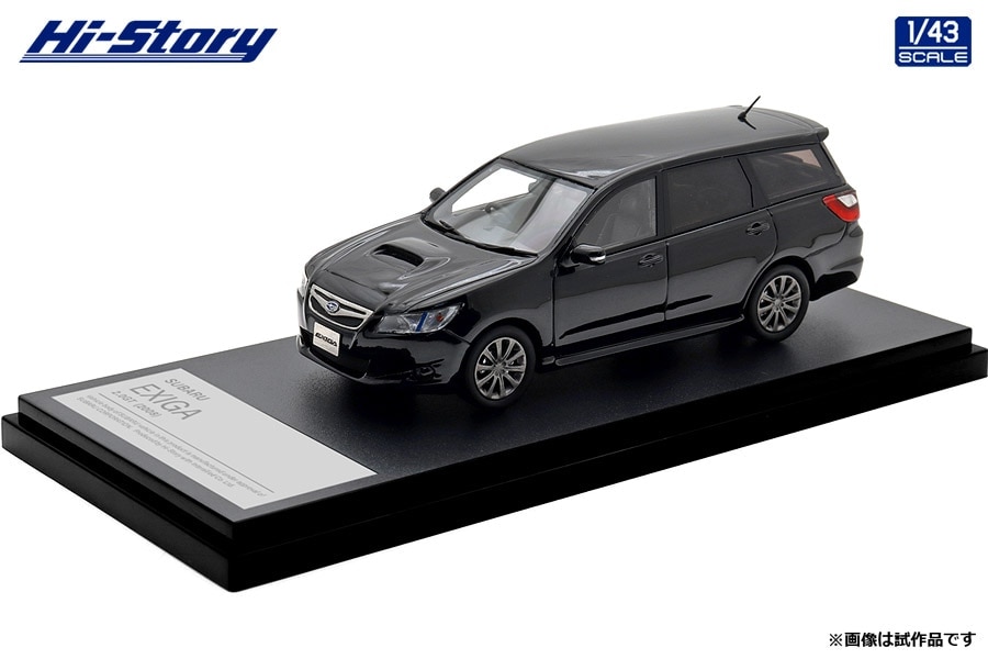 ハイストーリー 1/43 SUBARU EXIGA 2.0GT (2008) オブティシアンブラック・パール【HS518BK】 ミニカー HS518BK スバル エクシーガ2.0GT 2008 BK