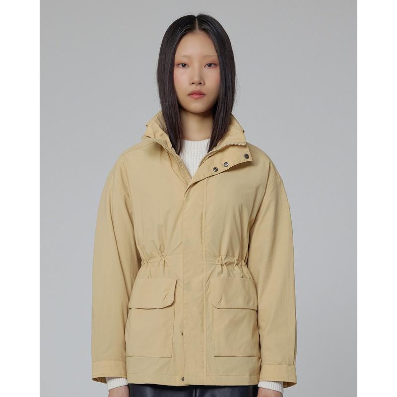 [女性用] オリジナルハイネックジャケット - ベージュ HDW0001AJZBEI