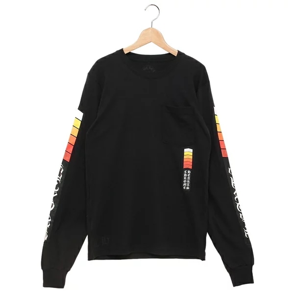 Tシャツ カットソー ロングスリーブTシャツ ブラック メンズ 252409 BLMU