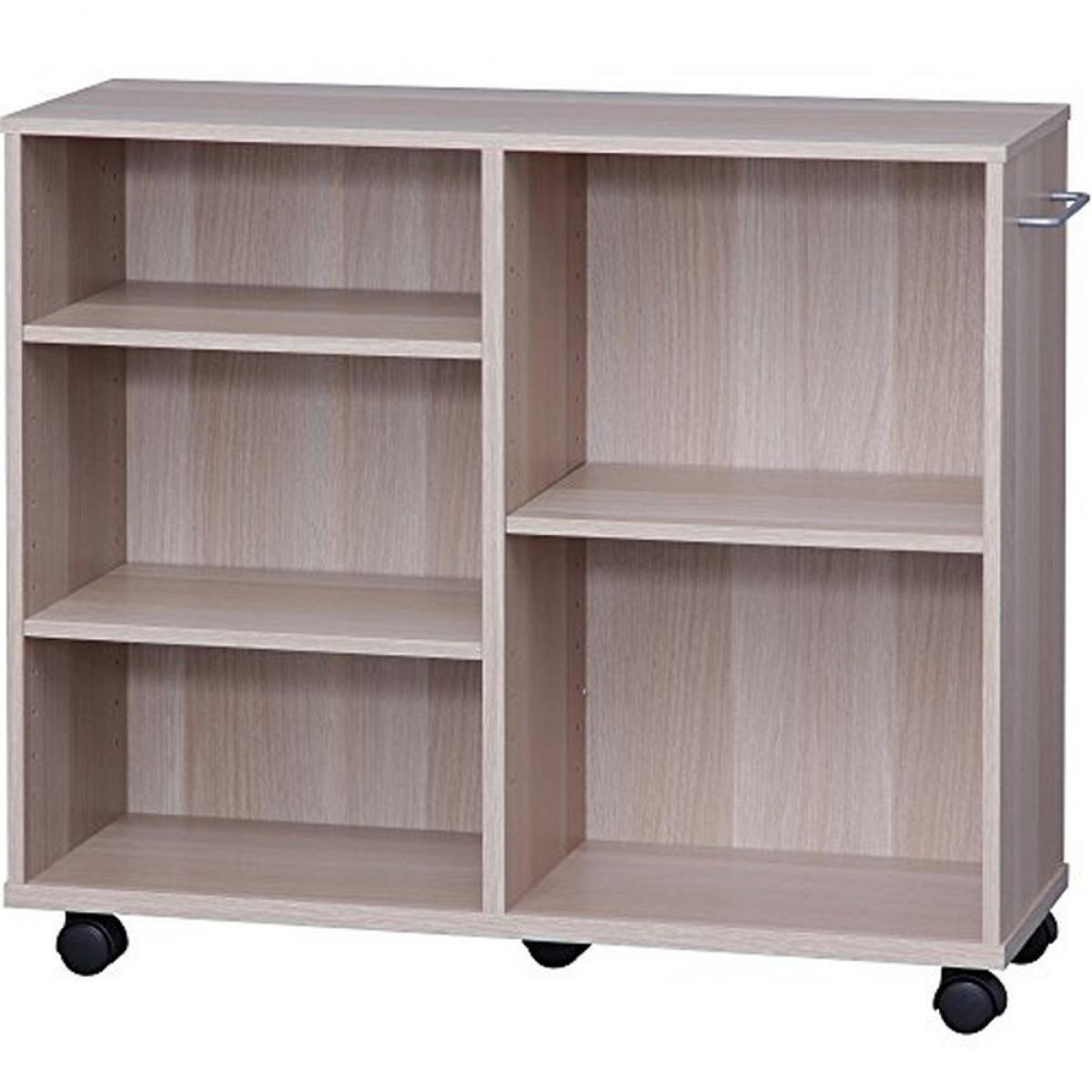 収納 カート 幅75×奥行26×高さ65cm ナチュラル 5,238円