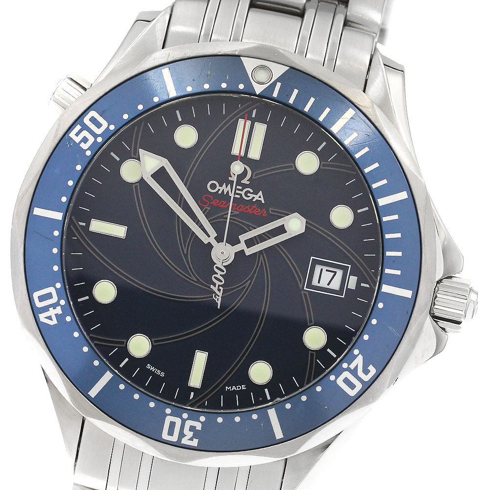 オメガ OMEGA 2226.80 シーマスター300 007 ジェームズボンド デイト コーアクシャル 自動巻き メンズ _899932【中古】