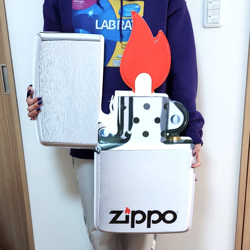 ZIPPO ディスプレイ パネル レア ジッポ ライター 大きい 絶版 看板 アメリカン 雑貨 ジッポー社正規品 おしゃれ 廃盤 大型 インテリア 珍しい アンティーク シルバー