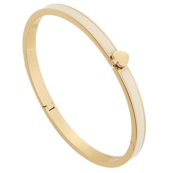 KATE SPADE ブレスレット ケイトスペード WBRU5170 142 THIN HINGE BANGLE SPADE BANGLES バングル ホワイト/ゴールド KATE SPADE ブレスレット ケイトスペード WBRU5170 142 THIN HINGE BANGLE SPADE BANGLES バングル ホワイト/ゴールド