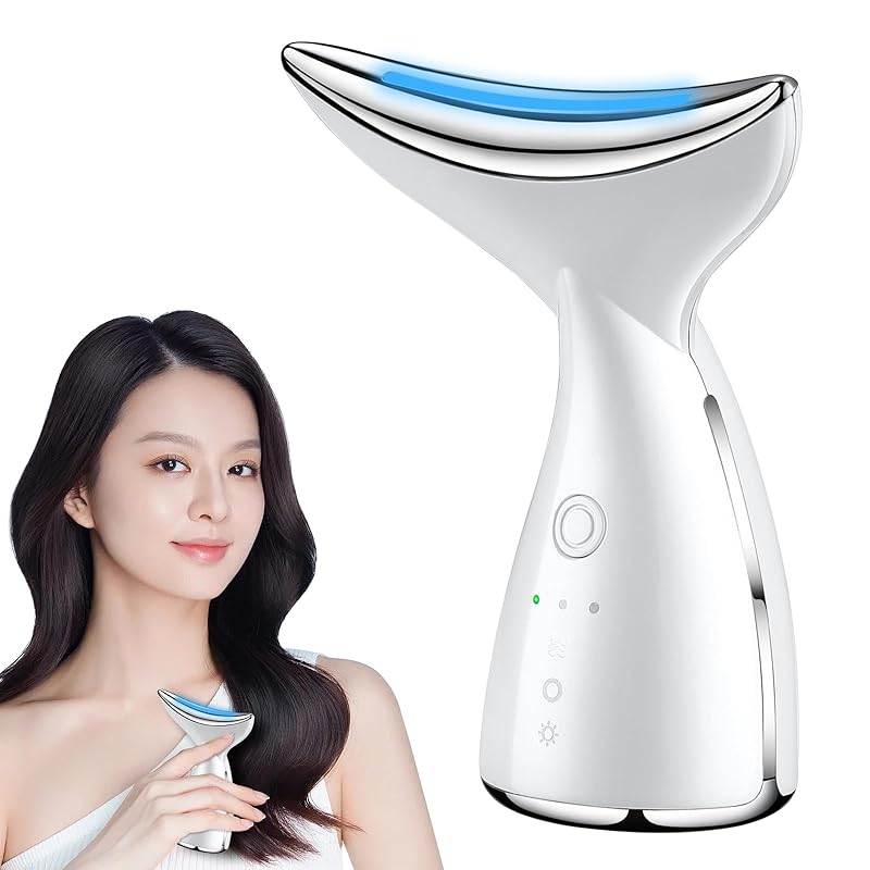 美顔器 リフトアップ 【2024業界新登場】 1台多役 温冷機能 超音波 イオン ems微電流導入 フェイシャルネックケア LED光エステ 自宅用美容器 USB充電式 持ち運び便利 自宅用 男女兼用