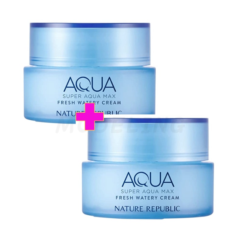 [NCT 127 pick]スーパーアクアマックスモイスチャー水分クリーム脂性用80ml1+1/l鎮静/保湿