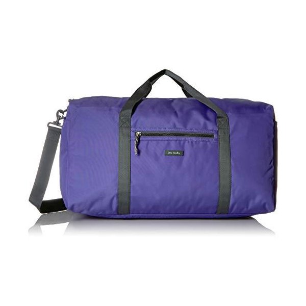 Vera Bradley Women s Lighten Up Large Travel Duffle Bag， Wisteria 並行輸入品