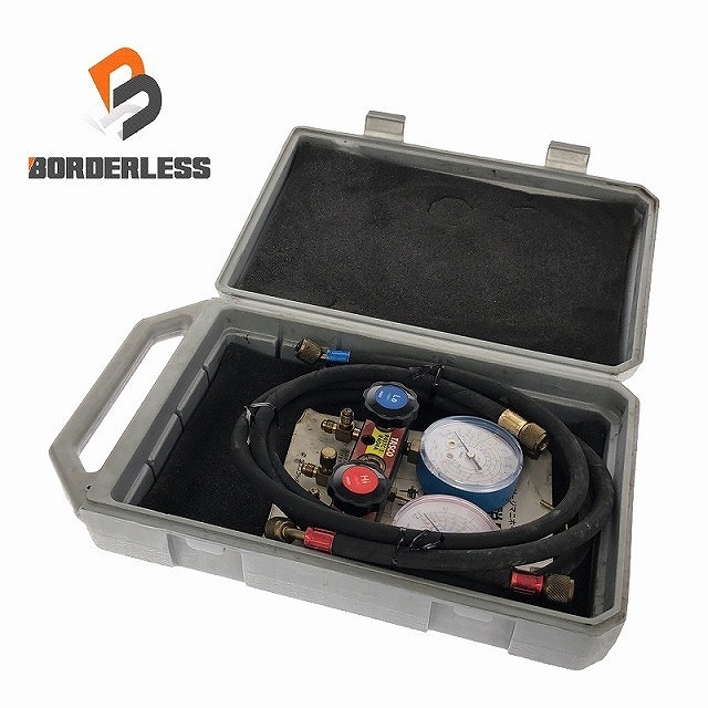 used TASCO タスコ ゲージマニホールド R407C R507A 説明書 ケース付 99431