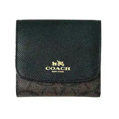 COACH ブラック 二つ折り財布 コーチ COACH コーチ COACH 二つ折り財布 （ブラック