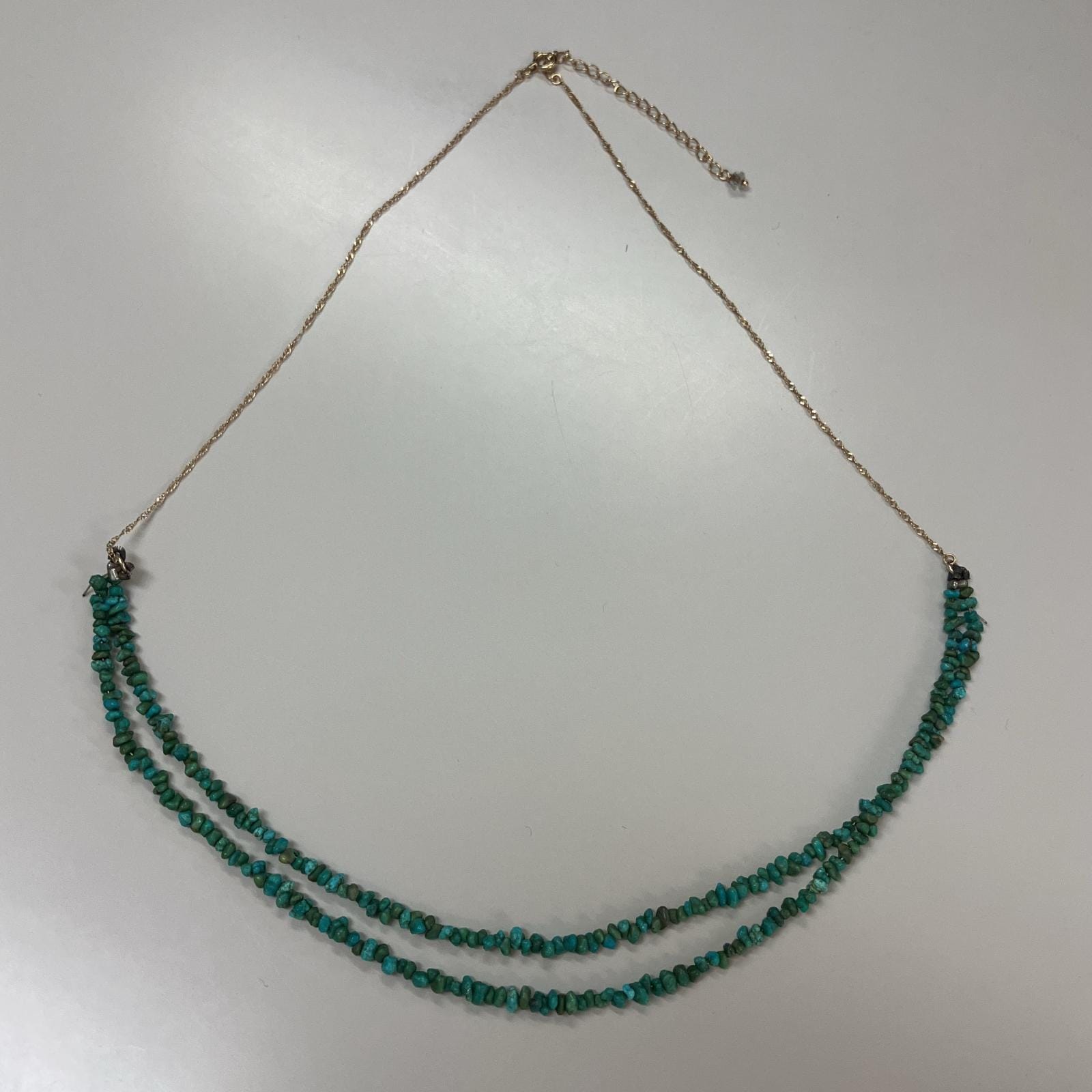 ネックレス K10ゴールド グリーン グリーン k10刻印【中古】 ユニセックス