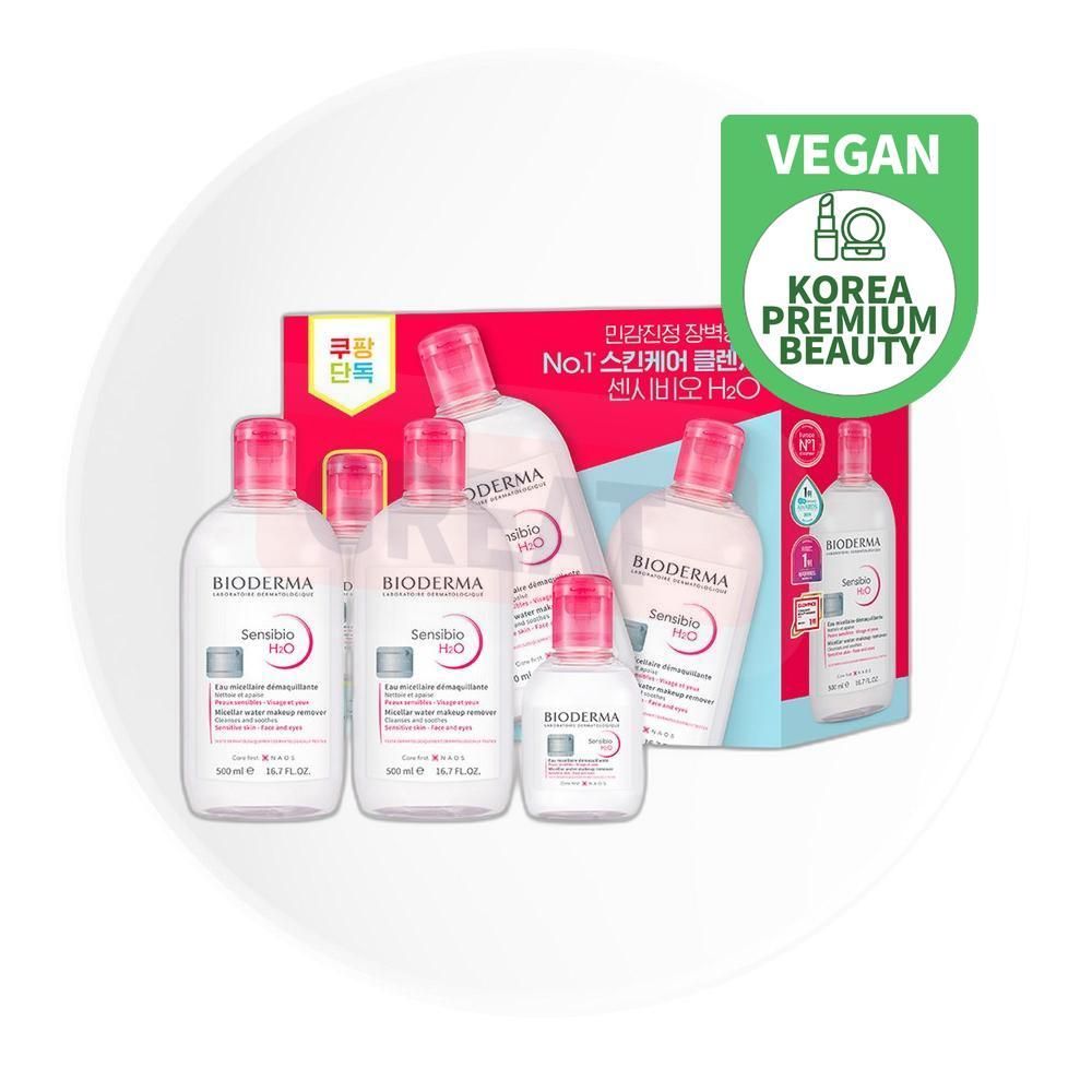 センシビオクレンジングH2O 500ml x 2p + 100ml 1セット