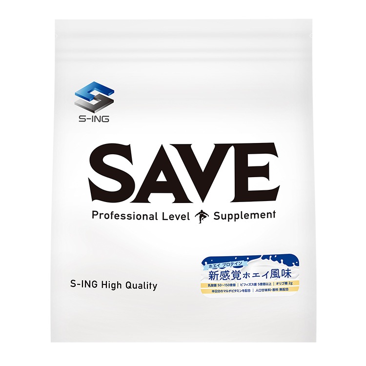 【新パッケージで発送される場合あり】 SAVE プロテイン ホエイプロテイン 新感覚ホエイ風味 3kg 天然甘味料 人口甘味料不使用 ビタミン 腸活 オリゴ糖 乳酸菌 ビフィズス菌 食物繊維 香料無添