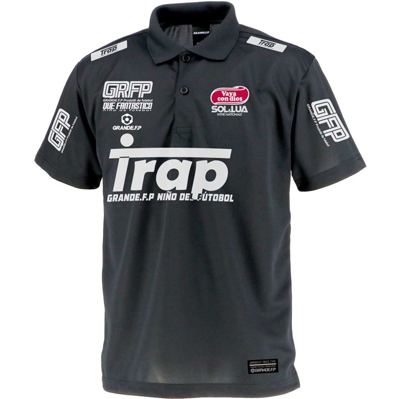 grande(グランデ) TRAP昇華転写プラクティスポロ フットサルプラクティクスシャツ (gfph23010-0901)