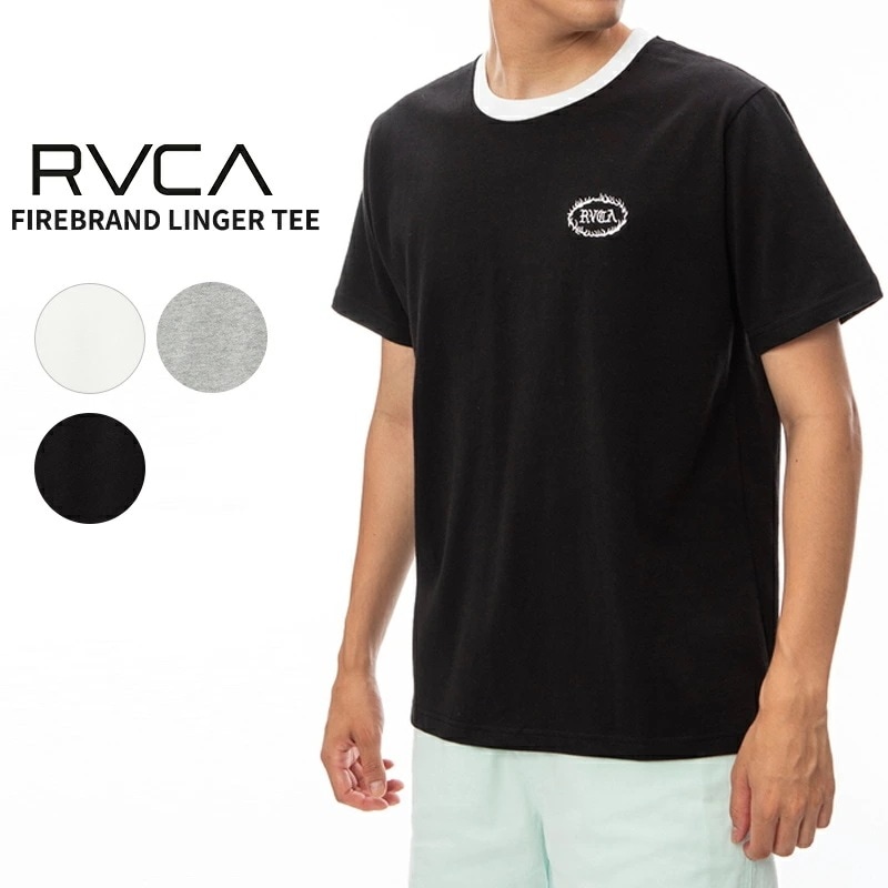ルーカ RVCA FIREBRAND LINGER TEE メンズ 半袖Tシャツ カットソー BE041-236 男性