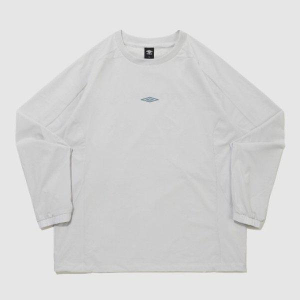 長袖Tシャツ VQA UR121SWT22-WGR オールラウンド ストレッチ 長袖ピステ / ホワイトグレー
