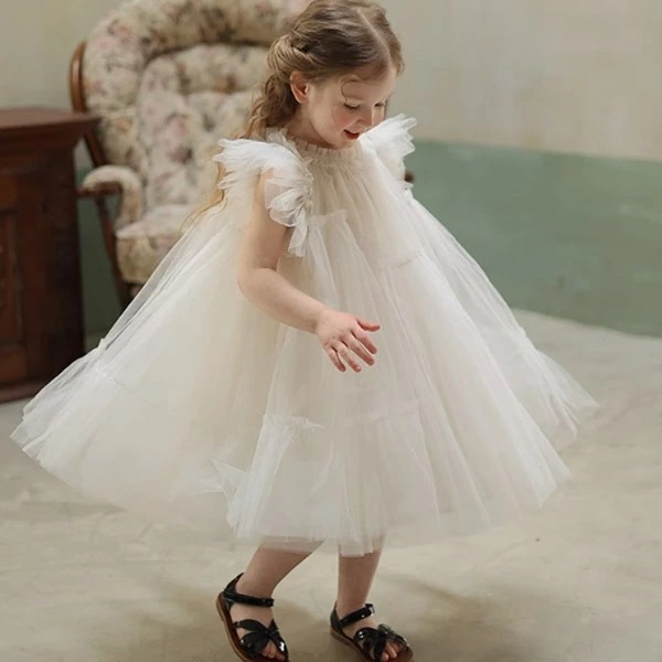 【最安値挑戦】ベビードレス ベビー ドレス キッズドレス ベビー服 女の子 プリンセス ワンピース セレモニー セレモニードレス 結婚式 ハーフバースデー お家フォト 発表会 リングガール キッズ 子