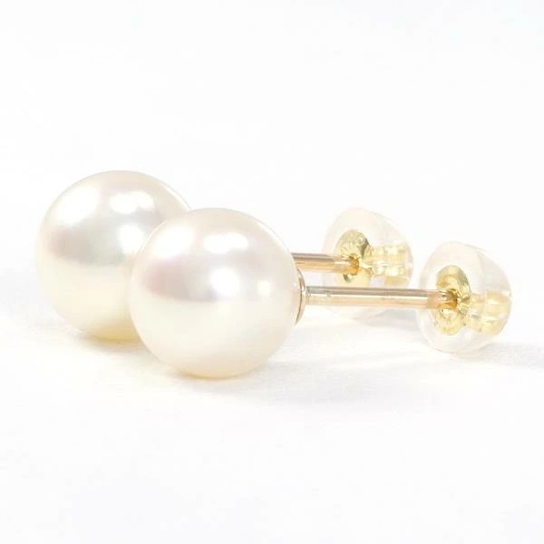 K18 18金 YG イエローゴールド ピアス パール 総重量約1.4g ジュエリー 中古 16,120円