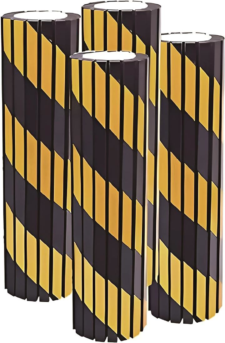 コーナーガード 柱ガード クッション 円柱タイプ キズ防止 駐車場 ガレージ 車庫(イエロー) 4,869円