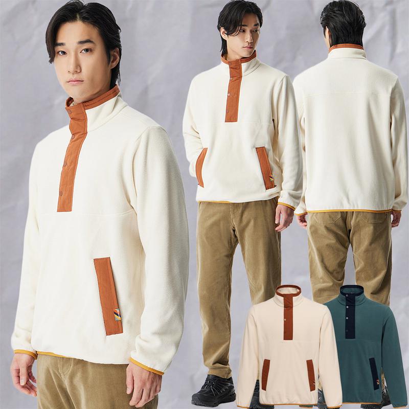 25年冬の新作 ヒマラヤ メンズ/レディース 共用 日常/デイリー セミルーズフィット フリースアノラック 1BYZTWU901