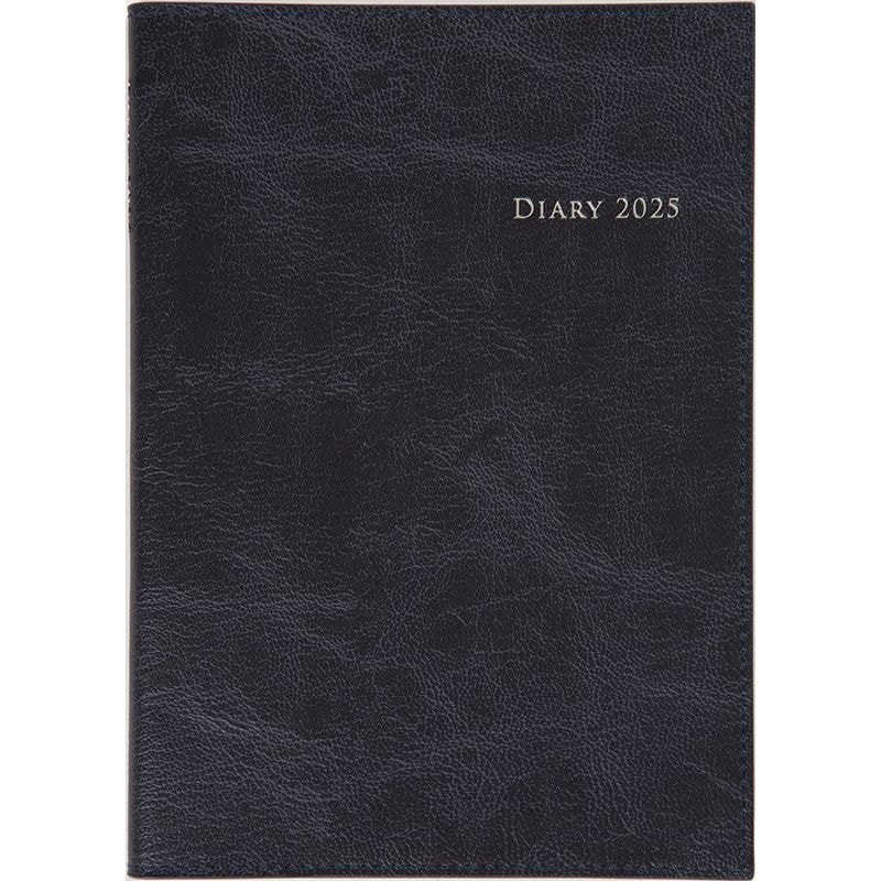 （まとめ買い）高橋書店 2025年 手帳 No.435 デスクダイアリー カジュアル 5 A5判 週間セパレート式＆月間ブロック式 ダークネイビー [x3]