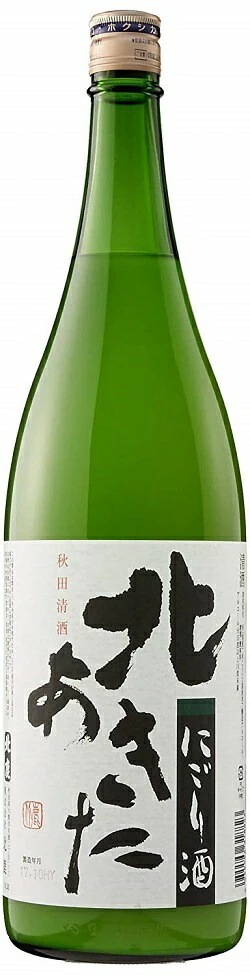 北秋田 にごり酒 1800ml 1.8L6本/1ケース【北海道沖縄県東北四国九州地方は必ず送料が掛かります】